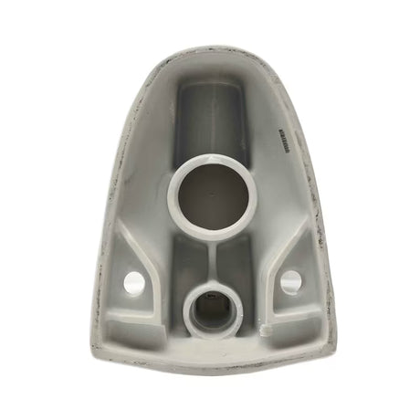 Bijeli viseća WC školjka SIKO S-Line Pro bez sustava za ispiranje s vodoravnim odvodom.