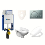 Viseći WC set S-line Pro s wc daskom URBAN, modulom Geberit Kombifix i tipkom Sigma 01 mat krom