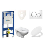 Viseći WC set S-Line Pro s wc daskom URBAN, modulom Geberit Duofix i tipkom Sigma 20
