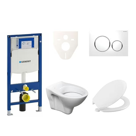 Viseći WC set S-Line Pro s wc daskom URBAN, modulom Geberit Duofix i tipkom Sigma 20