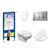 Viseći WC set S-Line Pro s modulom Geberit Duofix, sjedalom URBAN i tipkom Sigma 30.