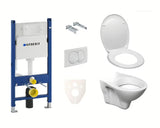 Viseći WC set S-line Pro s modulom Geberit Duofix, tipkom Delta 20 i sjedalom