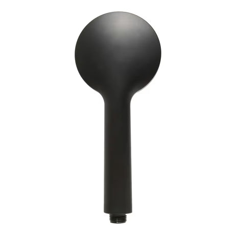 Ručni tuš S-Line Pro u mat crnoj izvedbi s okruglim dizajnom i tri vrste mlaza