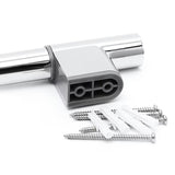 Tuš set S-Line Chrome s 3-funkcijskim ručnim tušem i podesivim držačem na tuš šipki.