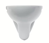 Bijeli viseća WC školjka S-Line Pro od sjajne keramike sa stražnjim odvodom