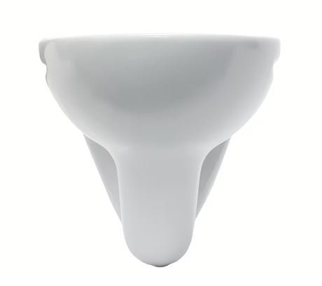 Bijeli viseća WC školjka S-Line Pro od sjajne keramike sa stražnjim odvodom