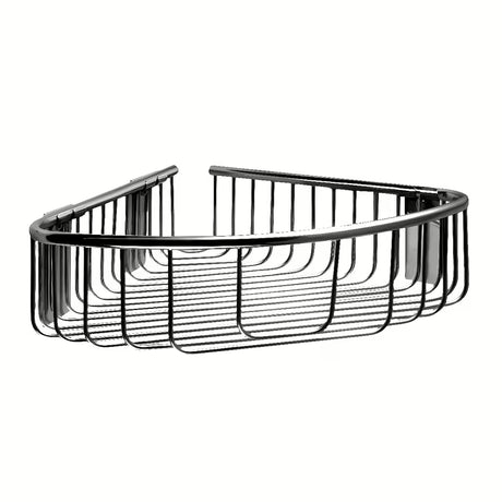 Sjajna kutna polica Sanela od nehrđajućeg čelika za kupaonicu pro odlaganje kozmetike i dodataka