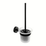 Sanela ČETKA za Wc u crnoj izvedbi s mogućnošću montaže lijepljenjem ili bušenjem