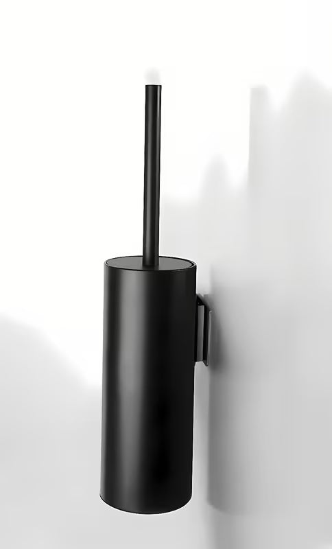 Crna ČETKA za Wc Sanela s mogućnošću montaže lijepljenjem ili bušenjem