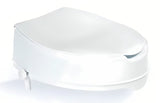 Bijelo povišeno WC daska Ridder od polipropilena pro za udobnije sjedenje i ustajanje