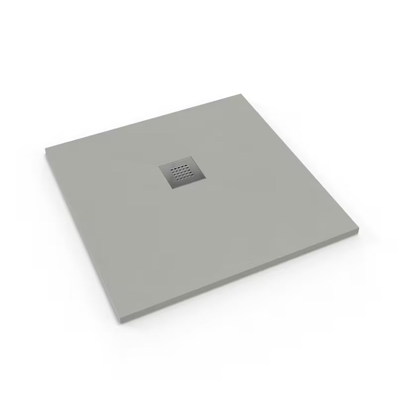 Kvadratna tuš kada SAT Alek 90x90 cm od lijevanog mramora u boji gris