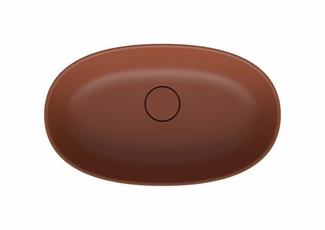 SAT Aula umivaonik na ploču od lijevanog mramora u boji cooper brown, 60x36 cm