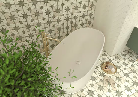 Samostojeća kada  SAT Aula od lijevanog mramora dimenzija 160x78,7 cm