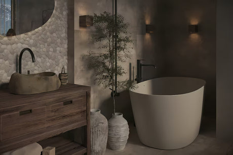 Samostojeća kada  SAT Aula od lijevanog mramora dimenzija 160x78,7 cm