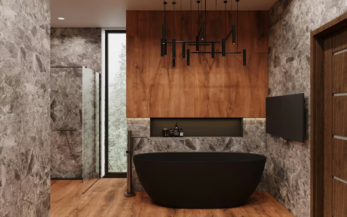 Samostojeća kada  SAT Aula od lijevanog mramora pro za lijevu i desnu orijentaciju