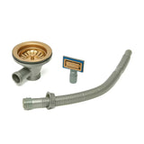 Sudoper  SAT Aurum od brušenog nehrđajućeg čelika u boji rose gold, pro ugradnja na radnu ploču.