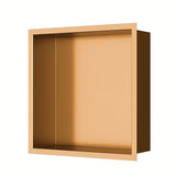 Tuš niša SAT Aurum od nehrđajućeg čelika u boji brušenog rose gold s okvirom