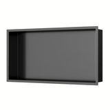 Tuš niša SAT Aurum od nehrđajućeg čelika 304 u boji gun metal s okvirom