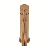Jednoručna Baterija stojeća miješalica za umivaonik SAT Aurum u izvedbi rose gold brushed bez odvoda