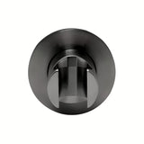 Fiksni nosač ručnog tuša SAT Aurum s okruglim dizajnom u brušenoj obradi gun metal.