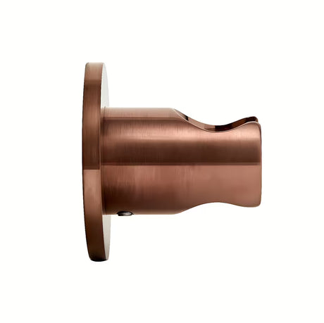 Fiksni nosač ručnog tuša SAT Aurum u završnoj obradi rose gold brushed, okruglog oblika, za zidnu montažu.