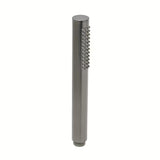 Ručni tuš SAT Aurum u obradi brušeni gun metal s okruglim minimalističkim dizajnom.