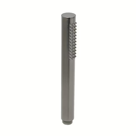 Ručni tuš SAT Aurum u obradi brušeni gun metal s okruglim minimalističkim dizajnom.