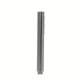 Ručni tuš SAT Aurum u obradi brušeni gun metal s okruglim minimalističkim dizajnom.