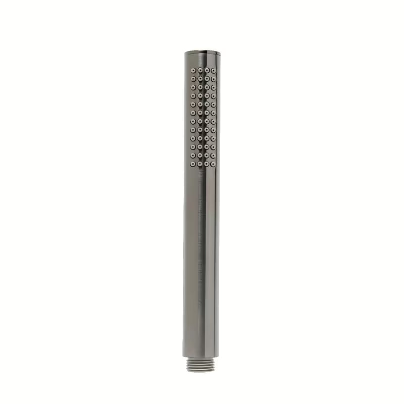 Ručni tuš SAT Aurum u obradi brušeni gun metal s okruglim minimalističkim dizajnom.