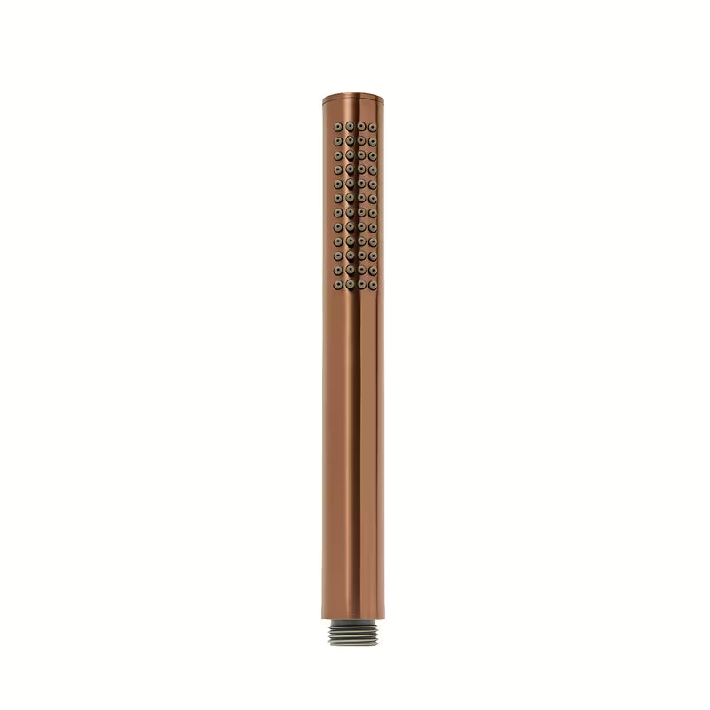 Ručni tuš SAT Aurum u izvedbi rose gold brushed s okruglim dizajnom i ergonomskom ručkom.