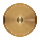 Okrugli umivaonik na ploču SAT Aurum 38 cm u brušenom zlatnom finišu cool sunrise s tankim stijenkama