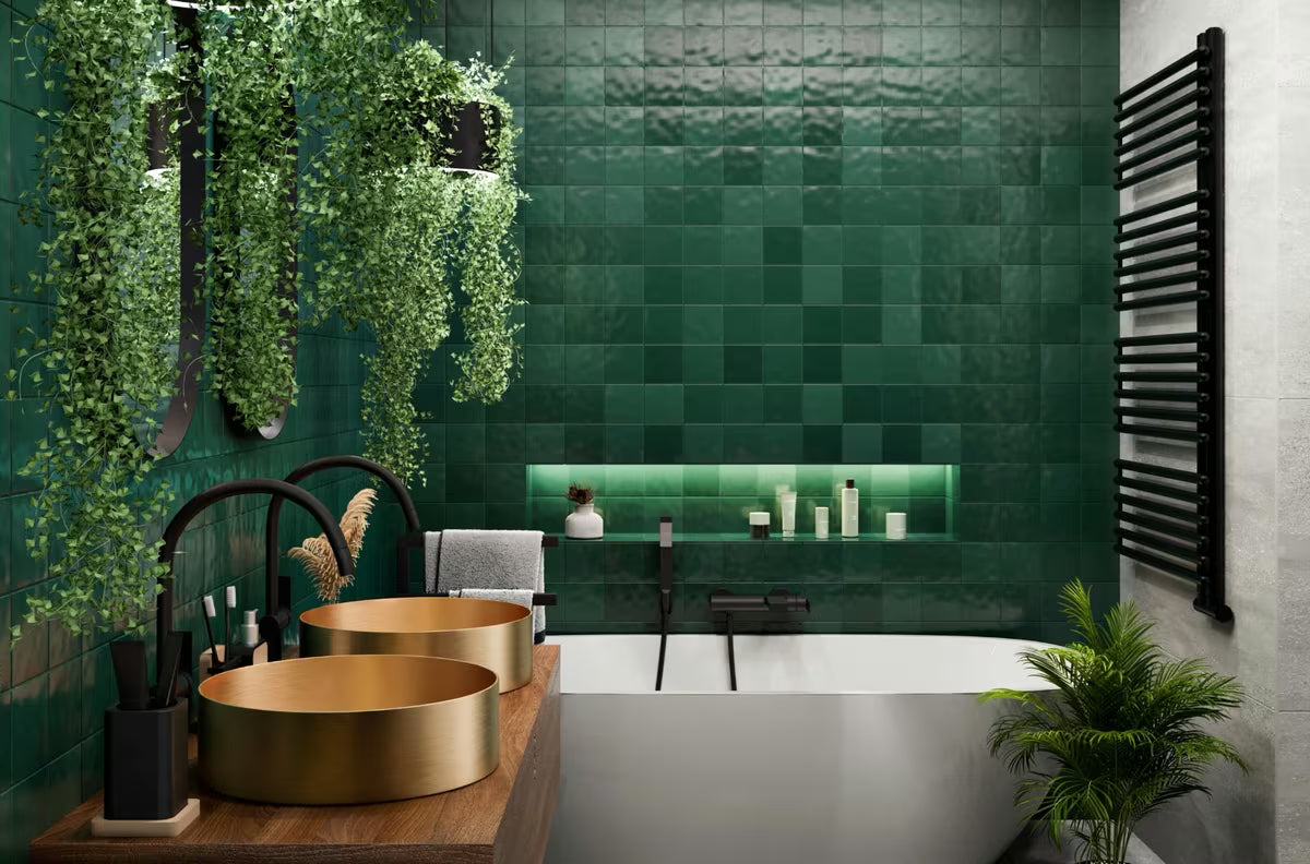 Okrugli umivaonik na ploču SAT Aurum 38 cm u brušenom zlatnom finišu cool sunrise s tankim stijenkama