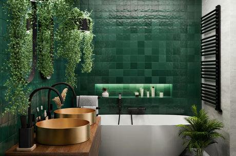 Okrugli umivaonik na ploču SAT Aurum 38 cm u brušenom zlatnom finišu cool sunrise s tankim stijenkama