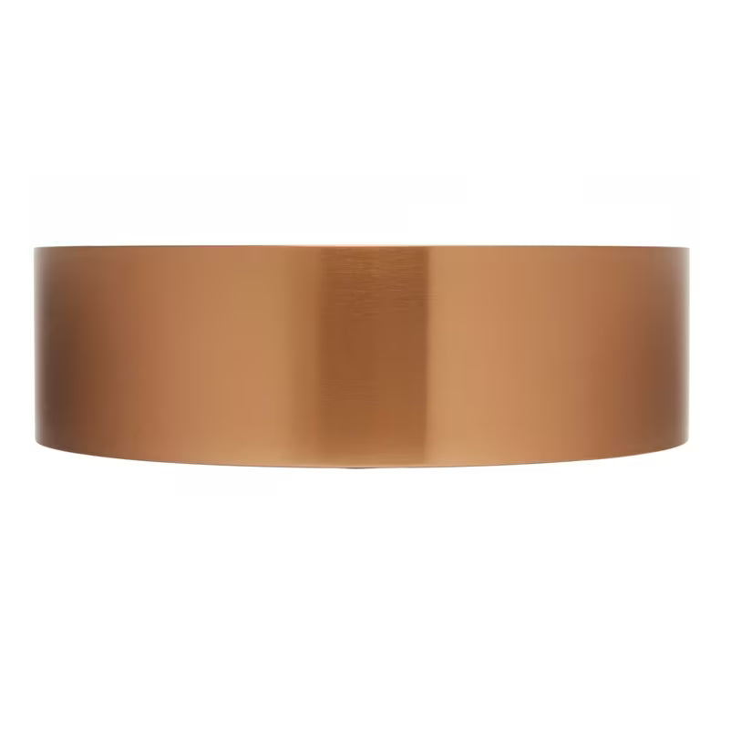 Okrugli umivaonik na ploču SAT Aurum 38 cm u brušenoj rose gold boji s tankim stijenkama