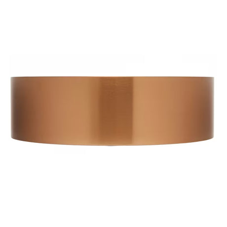 Okrugli umivaonik na ploču SAT Aurum 38 cm u brušenoj rose gold boji s tankim stijenkama