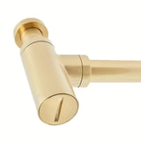 Sifon za Umivaonik SAT Aurum u sjajnoj zlatnoj boji, okruglog dizajna i s priključkom DN32