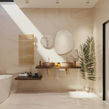 Sifon za Umivaonik SAT Aurum u sjajnoj zlatnoj boji, okruglog dizajna i s priključkom DN32