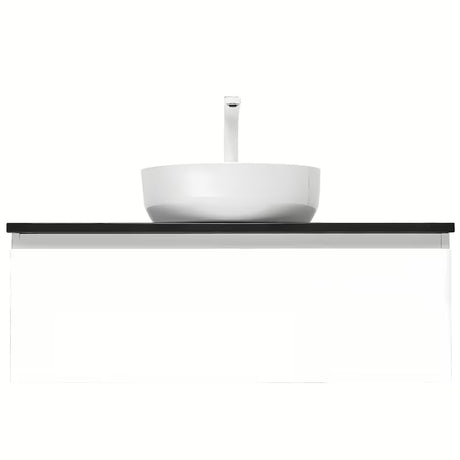 Bijela viseća kupaonski ormarić SAT B-Way 1 s pokrovnom pločom, 99x45x30 cm