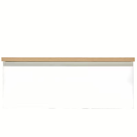 Viseća kupaonski ormarić SAT B-Way 1 99x45x30 cm u sjajno bijeloj boji s pokrovnom pločom