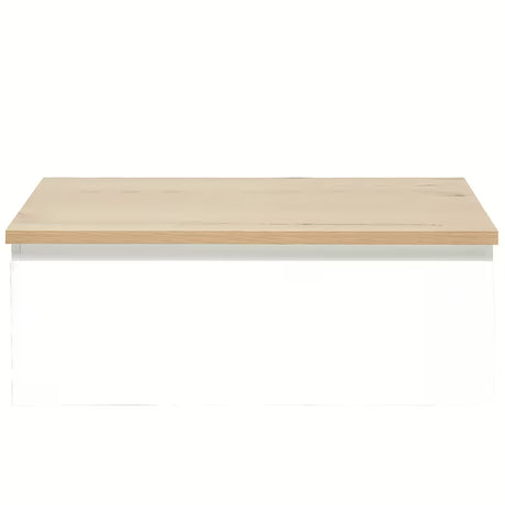 Viseća kupaonski ormarić SAT B-Way 1 99x45x30 cm u sjajno bijeloj boji s pokrovnom pločom