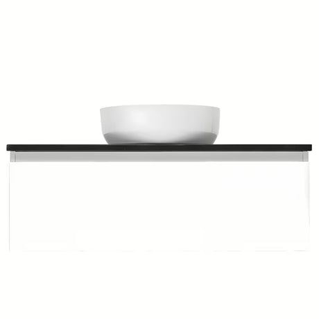 Viseća kupaonski ormarić SAT B-Way 1 s pokrovnom pločom u bijeloj boji, 99x45x30 cm