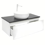 Bijela viseća kupaonski ormarić SAT B-Way 1 s pokrovnom pločom, 99x45x30 cm