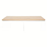 Viseća kupaonski ormarić SAT B-Way 1 s pokrovnom pločom u bijelom sjaju, 119x30x45 cm