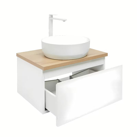 Viseća kupaonski ormarić SAT B-Way 1 u bijeloj boji sa sjajnom završnom obradom, 59x45x30 cm.