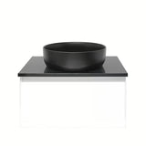 Viseća kupaonski ormarić SAT B-Way 1 s pokrovnom pločom u bijeloj boji sa sjajnom završnom obradom