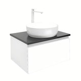 Viseća kupaonski ormarić SAT B-Way 1 u bijeloj boji s pokrovnom pločom i sjajnom završnom obradom