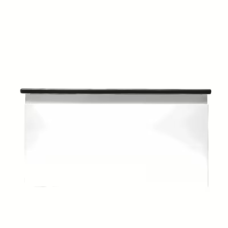 Viseća kupaonski ormarić SAT B-Way 1 u bijelom sjaju s granitnom pokrovnom pločom