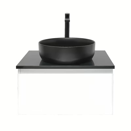 Viseća kupaonski ormarić SAT B-Way 1 u bijelom sjaju s pokrovnom pločom