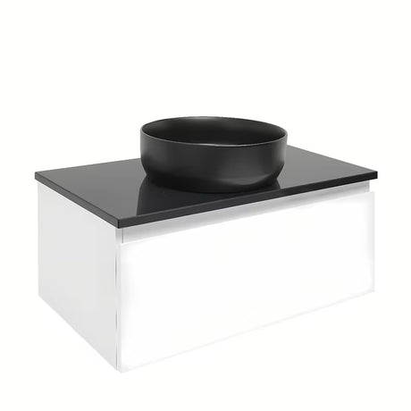 Viseća kupaonski ormarić SAT B-Way 1 u bijeloj boji sa sjajnom površinom i pokrovnom pločom