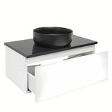 Viseća kupaonski ormarić SAT B-Way 1 u bijeloj boji sa sjajnom površinom i pokrovnom pločom